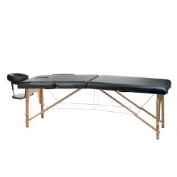 Masážní a rehabilitační skládací stůl BS-523 - černý