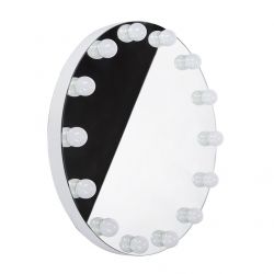 Kulaté LED osvětlené zrcadlo HOLLYWOOD, průměr 80 ​​cm WA-80Z