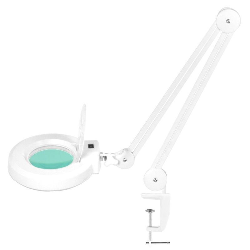 Lampa s lupou LED S5 k připevnění ke stolu (AS)
