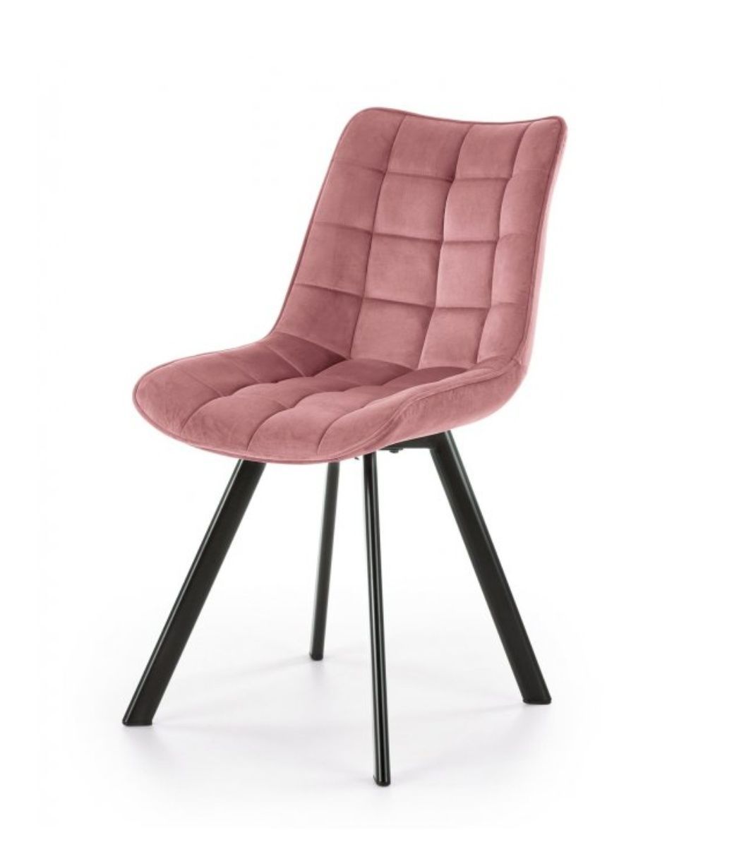 LuxuryForm Kosmetická židle ORLEN VELUR - růžová
