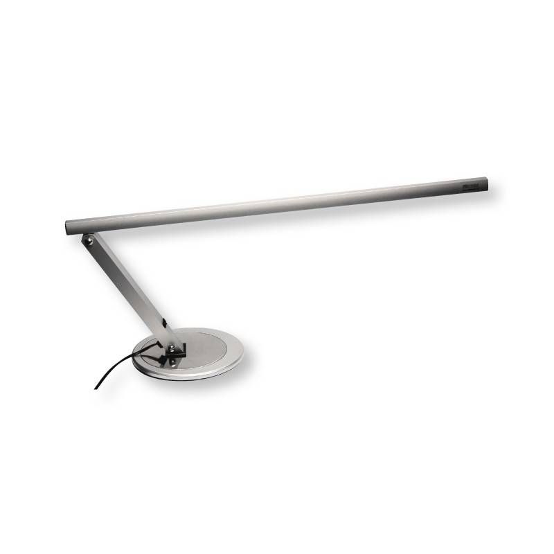 Kosmetická stolní lampa stříbrná - ALU