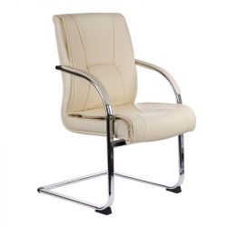 Konferenční židle / židle do čekárny BX-3345 krémová
