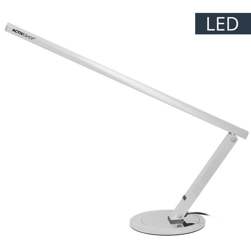 Stolní lampa SLIM LED stříbrná (AS)