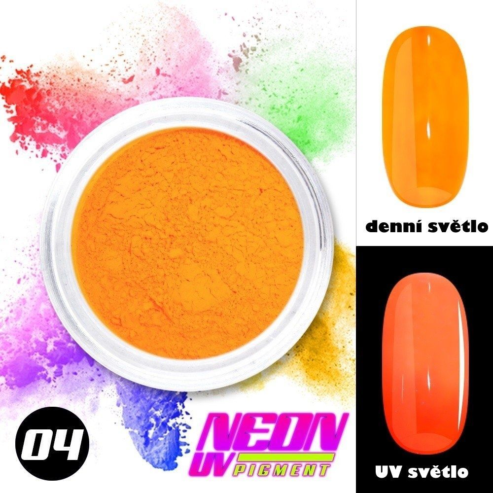 NEON UV pigment - neonový pigment v prášku 04 (A)